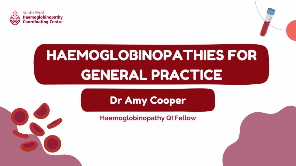 haemoglobinopathies for general practice